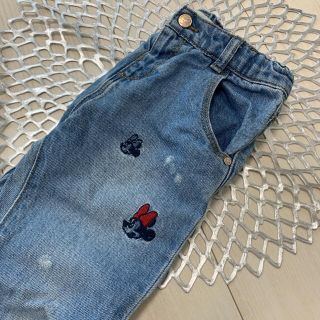 ザラキッズ(ZARA KIDS)の【kei43様専用】ZARA baby  ミニー柄デニム　size 98(パンツ/スパッツ)