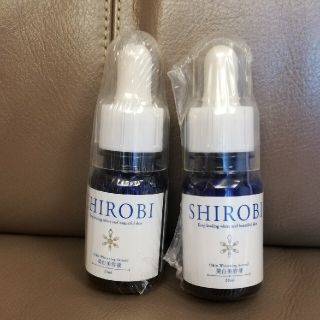 ムジルシリョウヒン(MUJI (無印良品))の新品未使用★SHIROBI ★美白美容液２本ペア★(美容液)