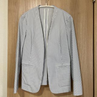 ユナイテッドアローズグリーンレーベルリラクシング(UNITED ARROWS green label relaxing)の専用出品・UNITED ALLOWS ストライプ ジャケット(ノーカラージャケット)