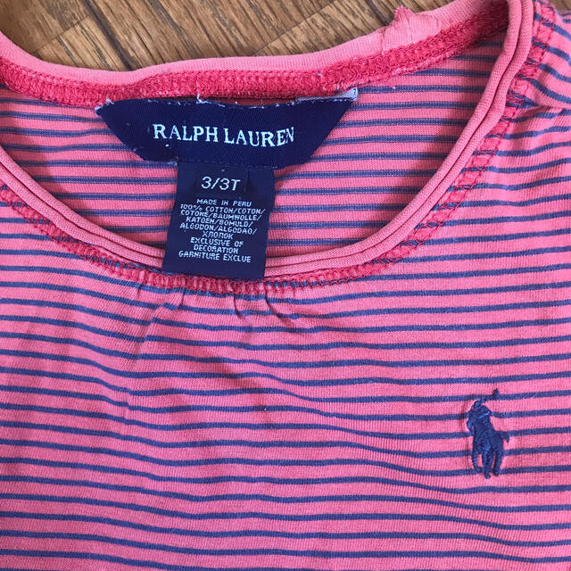 Ralph Lauren(ラルフローレン)のRalph lauren ロンT 3T キッズ/ベビー/マタニティのキッズ服男の子用(90cm~)(Tシャツ/カットソー)の商品写真