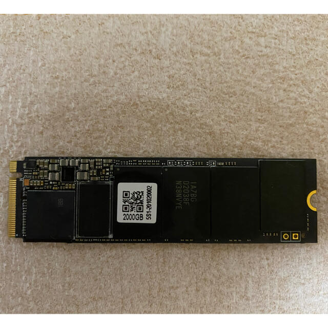 NVMe Gen4対応SSD  2TB