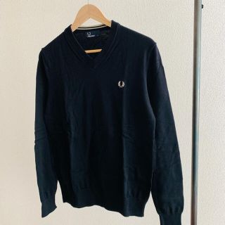 フレッドペリー(FRED PERRY)のフレッドペリー　定番セーター　黒(ニット/セーター)