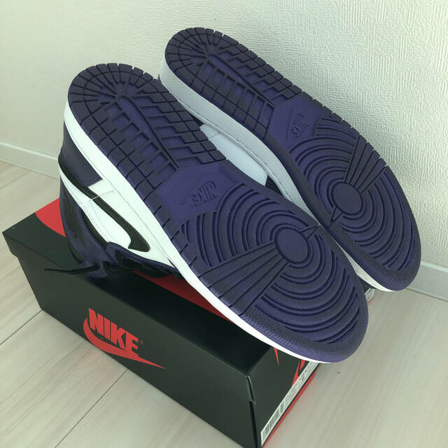 NIKE(ナイキ)のAIR JORDAN 1 RETRO HIGH OG COURT PURPLE メンズの靴/シューズ(スニーカー)の商品写真