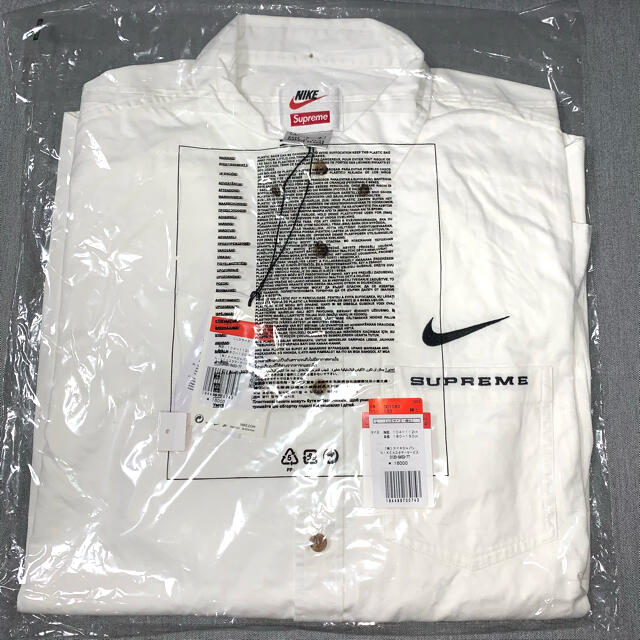 シュプリーム　Nike Cotton Twill Shirt