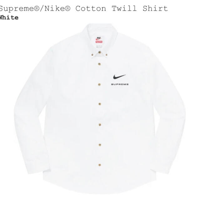 Supreme / Nike® Cotton Twill Shirt Black