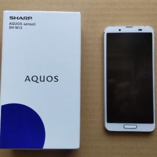 シャープ(SHARP)のシムフリースマホ AQUOS sense3 SH-M12 (スマートフォン本体)