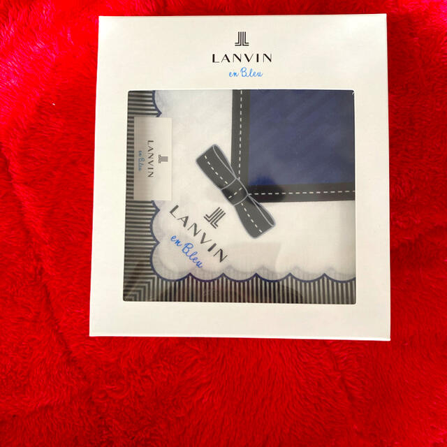 LANVIN en Bleu(ランバンオンブルー)のlavin en Bleu ハンカチ レディースのファッション小物(ハンカチ)の商品写真