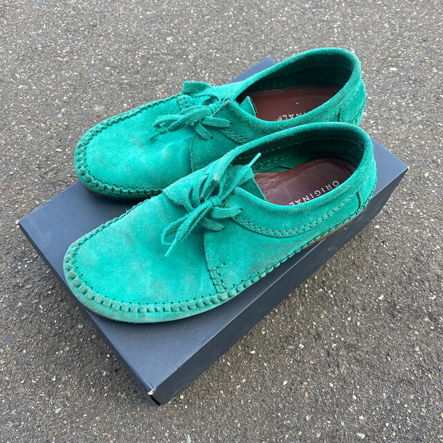 Clarks WEAVER Green 緑　26.5 US9 UK8G EU42