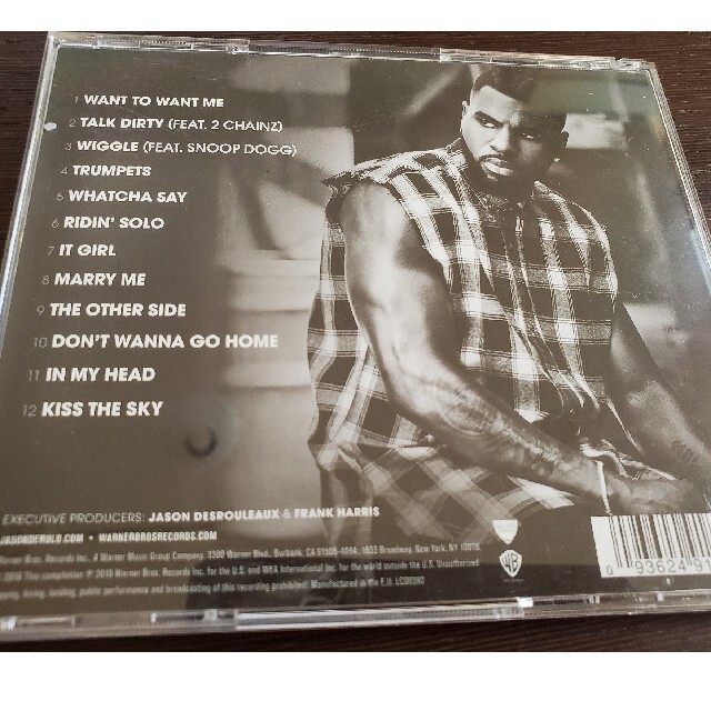 JASON DERULO PLATINUM HITS CD エンタメ/ホビーのCD(ポップス/ロック(洋楽))の商品写真