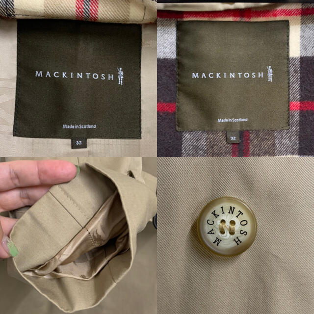MACKINTOSH - 美品 マッキントッシュ トレンチコート 英国製 MACKINTOSH - 美品 マッキントッシュ トレンチコート 英国製
