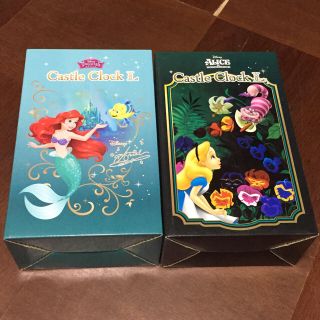 ディズニー(Disney)の非売品♡アリス♡アリエル♡置き時計(置時計)