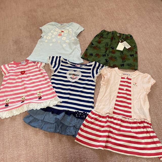 mikihouse(ミキハウス)のミキハウス　夏物100.110サイズ キッズ/ベビー/マタニティのキッズ服男の子用(90cm~)(Tシャツ/カットソー)の商品写真