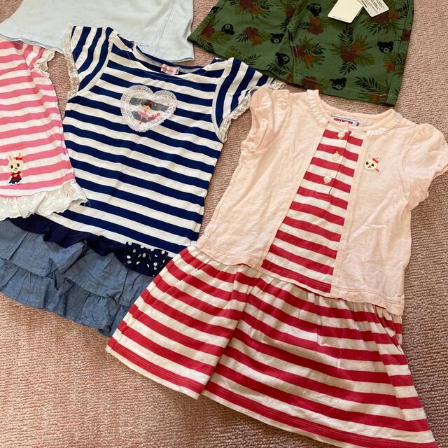 mikihouse(ミキハウス)のミキハウス　夏物100.110サイズ キッズ/ベビー/マタニティのキッズ服男の子用(90cm~)(Tシャツ/カットソー)の商品写真