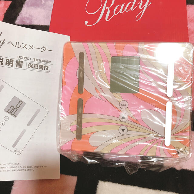 Rady(レディー)のRady❤️プッチ柄　ヘルスメーター スマホ/家電/カメラの生活家電(体重計)の商品写真