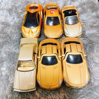 タカラトミー(Takara Tomy)のトミカ⭐︎6台⭐︎金ゴールド系セット売り(ミニカー)