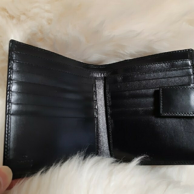 Gucci(グッチ)のチー様専用✨GUCCI　グッチ GG　マーモント 　ボックスカーフ 　折り　財布 レディースのファッション小物(財布)の商品写真