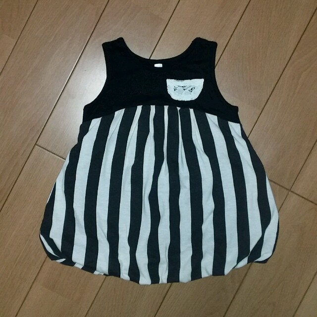 ZARA KIDS(ザラキッズ)のZARAmini　サンダル　ストライプワンピース キッズ/ベビー/マタニティのベビー靴/シューズ(~14cm)(サンダル)の商品写真