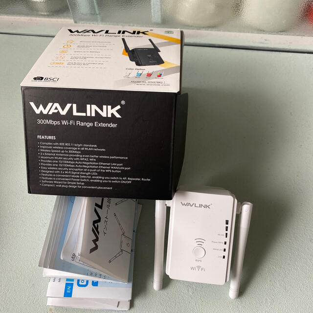 WAVLINK 中継機 300Mbps WIFI 無線LAN中継器 スマホ/家電/カメラのPC/タブレット(PC周辺機器)の商品写真