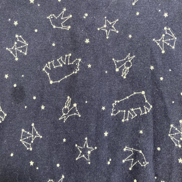 UNIQLO(ユニクロ)のユニクロ⭐︎ 星座柄　カバーオール　ロンパース　60センチ キッズ/ベビー/マタニティのベビー服(~85cm)(カバーオール)の商品写真