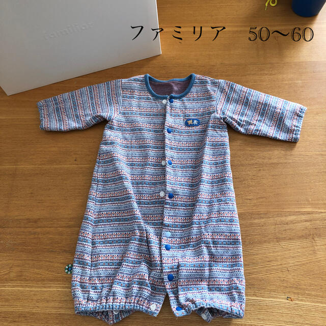 familiar(ファミリア)のファミリア　ロンパース　６０　 キッズ/ベビー/マタニティのベビー服(~85cm)(ロンパース)の商品写真