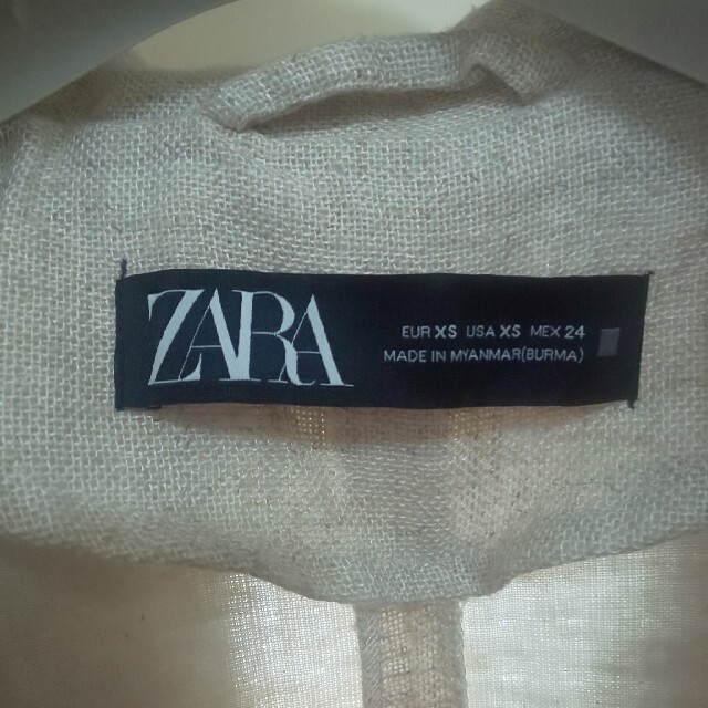 ZARA(ザラ)のZARA レディース リネン ラスティックコート レディースのジャケット/アウター(トレンチコート)の商品写真