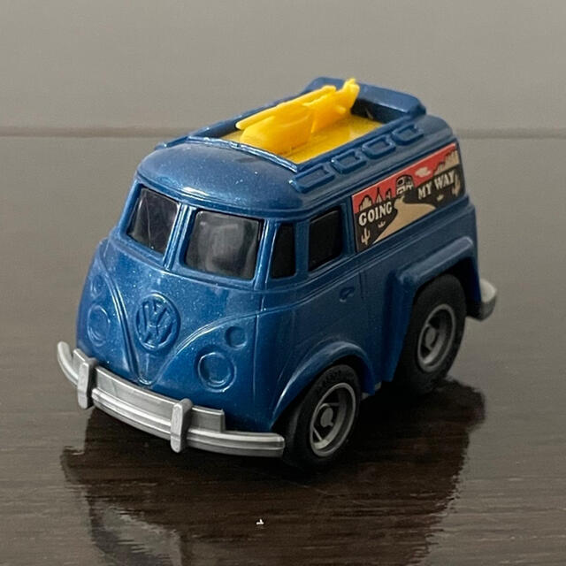 チョロQ VW-MICROBUS 青 ミニカー