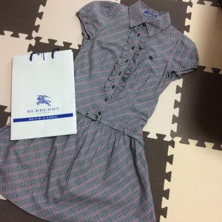 バーバリー(BURBERRY)のえり様専用♡BURBERRY♡チェックワンピース(ひざ丈ワンピース)