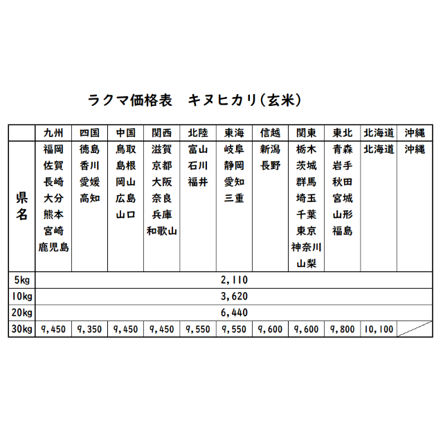 お米　令和２年　愛媛県産キヌヒカリ　玄米　20㎏米/穀物