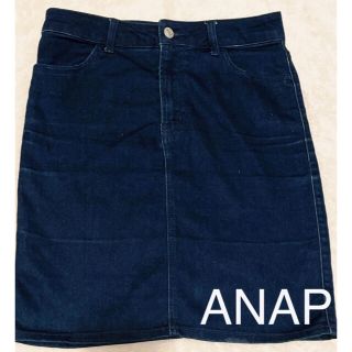 アナップ(ANAP)のANAP デニムスカート　レディース　アナップ(ひざ丈スカート)