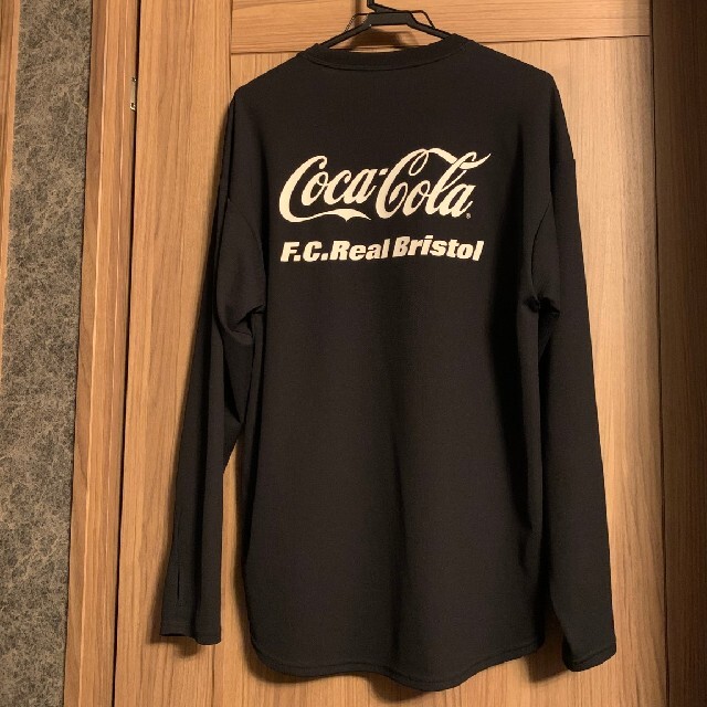 新品未使用ロングTシャツ F.C.Real Bristol fcrb ブラックL-