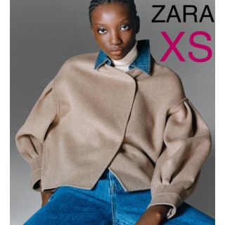 ザラ(ZARA)の期間限定3/17日迄の出品❗️新品ZARA デニムカラージャケットXS(ブルゾン)