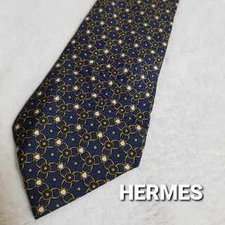 エルメス(Hermes)の【お値下げ!!】エルメス ヴィンテージ ネクタイ HERMES シルク100％(ネクタイ)