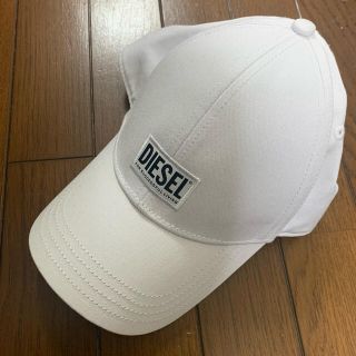 ディーゼル(DIESEL)のDIESEL キャップ　帽子　白(キャップ)