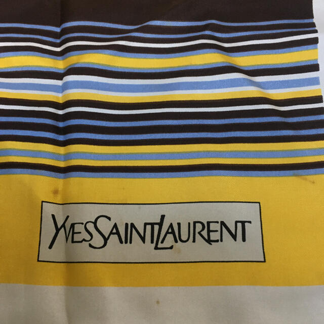 Yves Saint-Laurent  スカーフシルク100%