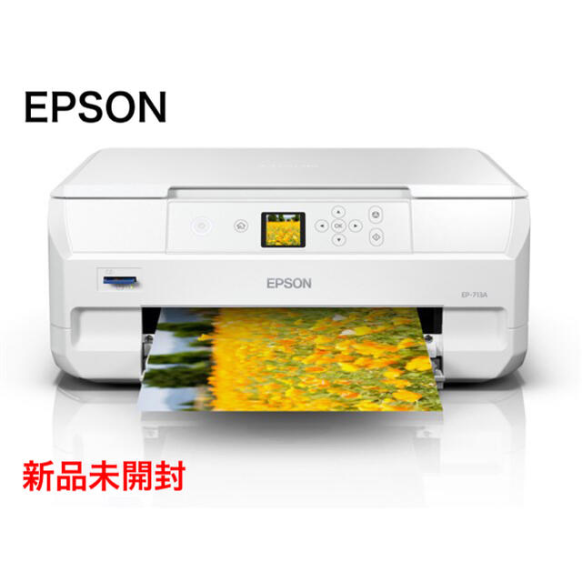 EPSON - 新品 EPSON プリンター カラリオ EP-713Aの通販 by ゆーやん ...