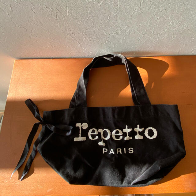 repetto(レペット)のレペット　トートバッグ　黒　エコバッグ レディースのバッグ(トートバッグ)の商品写真