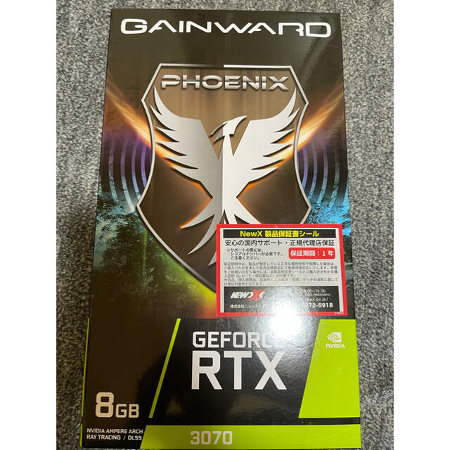 GAINWARD GEFORCE RTX 3070 PHOENIX 新品3/15のサムネイル