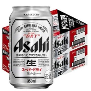 アサヒ(アサヒ)のアサヒ スーパードライ 350ml  24本×2ケース 48本 (ビール)