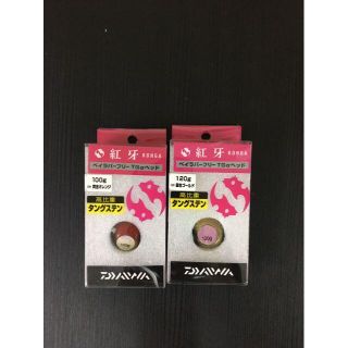 ダイワ(DAIWA)のダイワ紅牙ベイラバーフリーTGαヘッド　120g鍍金ゴールド100g黄金オレンジ(その他)