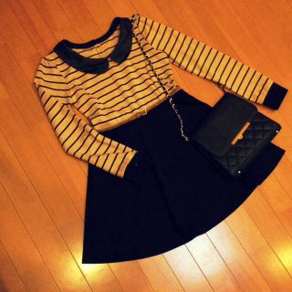 ページボーイ(PAGEBOY)のページボーイ＊切り替えワンピ(ミニワンピース)