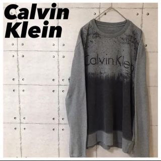 カルバンクライン(Calvin Klein)のカルバンクライン•CK•スウェット•トレーナー•プリント•S(スウェット)