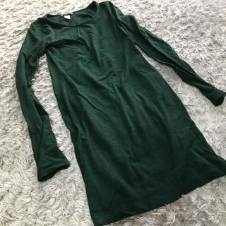 エイチアンドエム(H&M)のH&M カットソーワンピース(ミニワンピース)