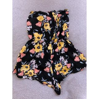 ジェラートピケ(gelato pique)の花柄オールインワン👗セットアップ ルームウェア(ルームウェア)