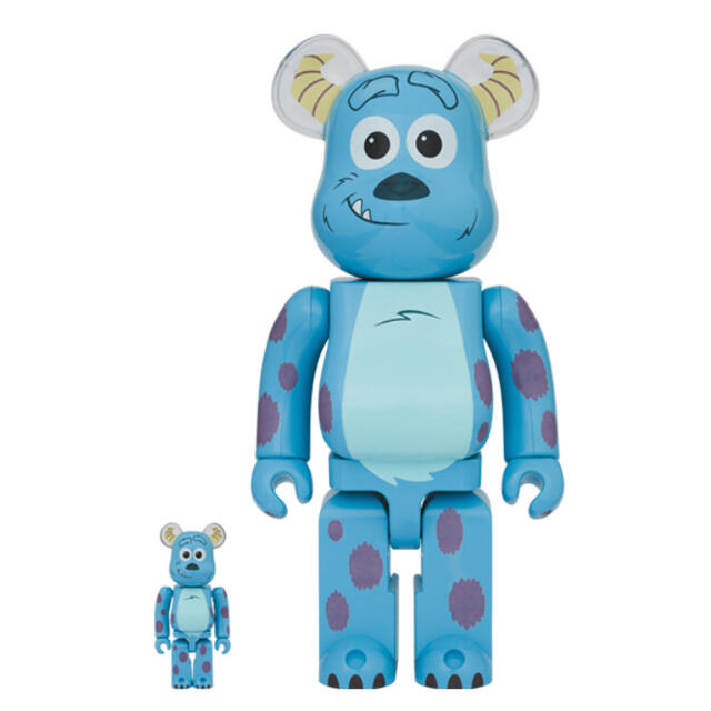 MEDICOM TOY(メディコムトイ)のBE@RBRICK MIKE & SULLEY set 100％ & 400％ エンタメ/ホビーのフィギュア(その他)の商品写真