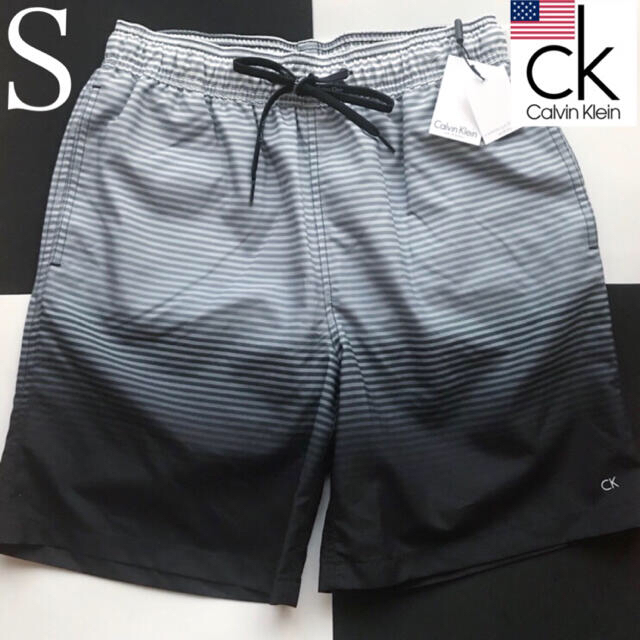 Calvin Klein Swimwear メンズ水着 ハワイ 黒 S 正規品-