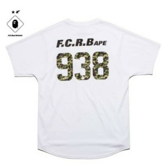 F.C.R.BAPE FCRB 938 TEAM TEE WHITE L