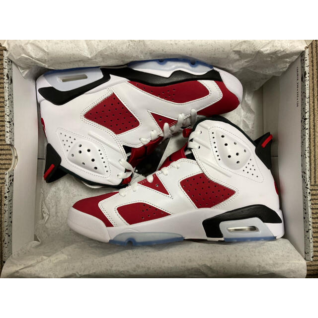 NIKE(ナイキ)の【新品】NIKE AIR JORDAN 6 CARMINE 25.5 カーマイン メンズの靴/シューズ(スニーカー)の商品写真