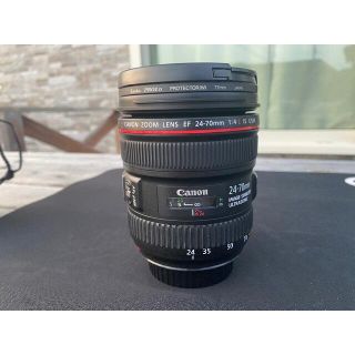 キヤノン(Canon)のEF24-70 F4L IS USM 美品(レンズ(ズーム))