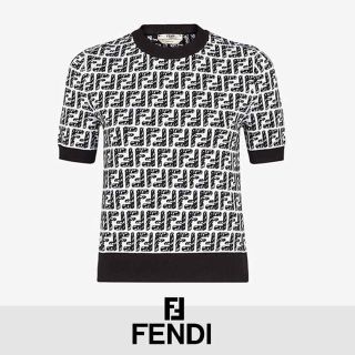 数量限定】 FENDI ビスコースニット FENDI - Tシャツ(半袖/袖なし
