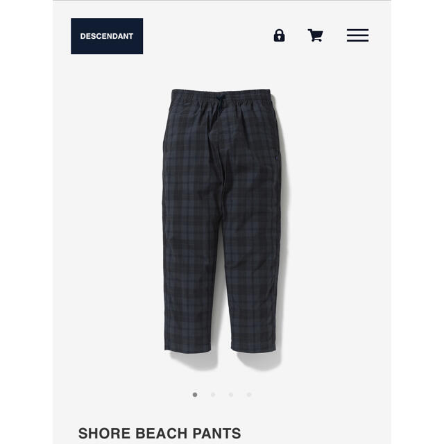 DESCENDANT 21SS SHORE BEACH PANTS size2 | hartwellspremium.com